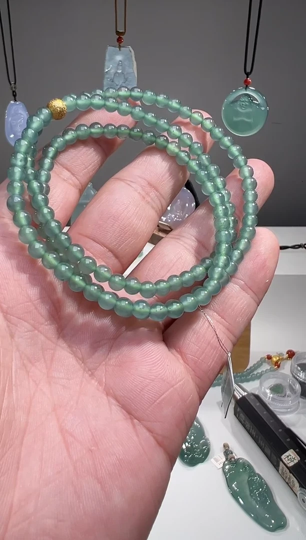 项链未镶嵌翡翠长串