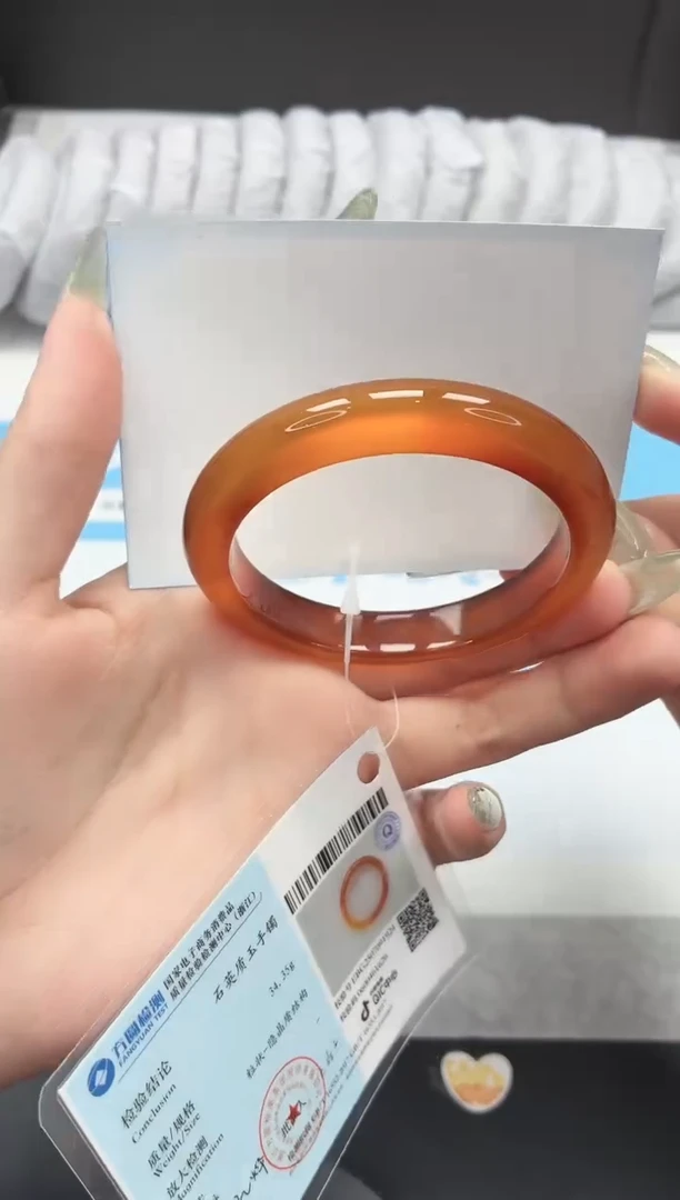 石英质玉手镯未镶嵌303/香槟54.6