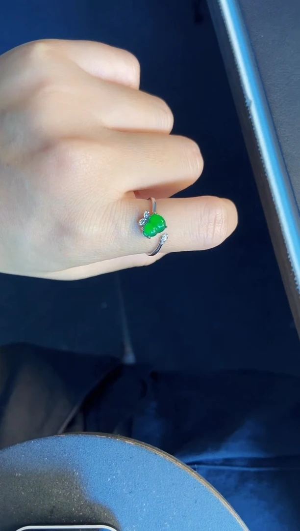 吊坠(不含链)银S925镶嵌翡翠1