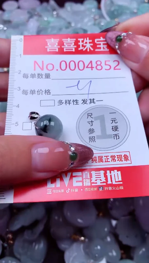 吊坠(不含链)未镶嵌翡翠4852