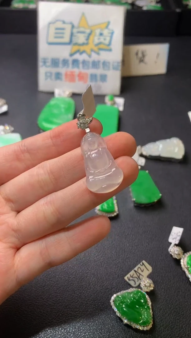 颈饰银S925镶嵌翡翠翡翠