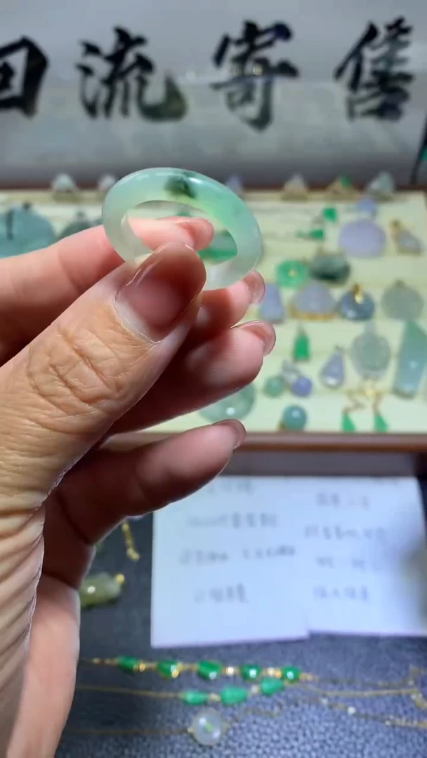 【闪购商品】翡翠戒指未镶嵌061天然翡翠缅甸A货