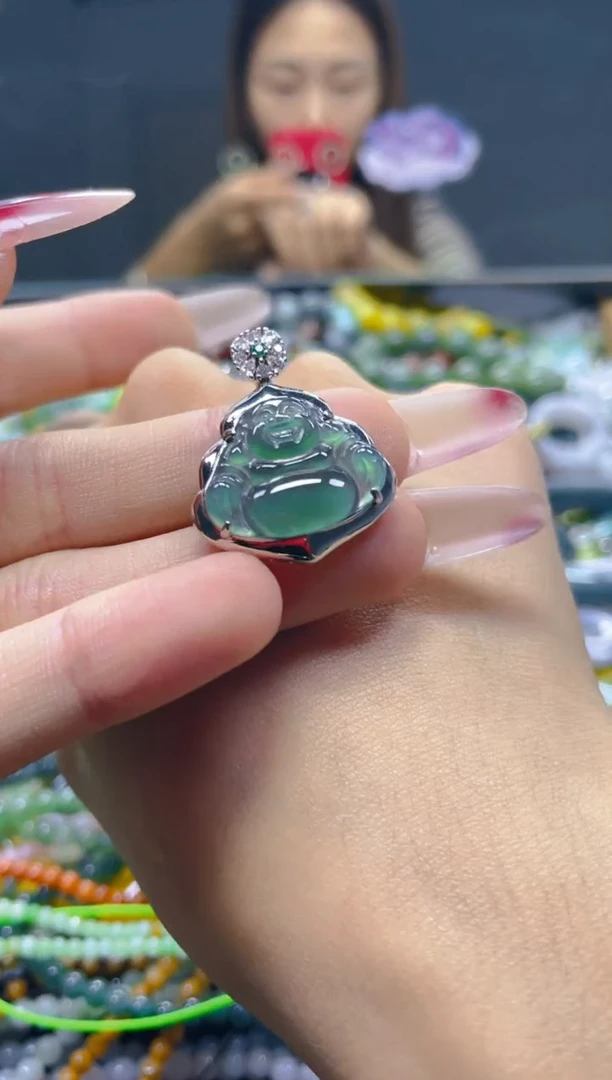 颈饰未镶嵌翡翠/Q/翡翠A货，一件也是批发价