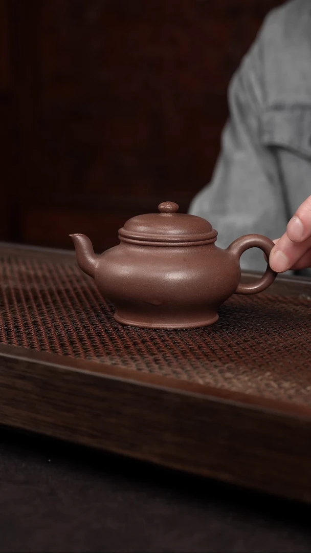 【闪购商品】紫砂茶壶老紫泥宫灯