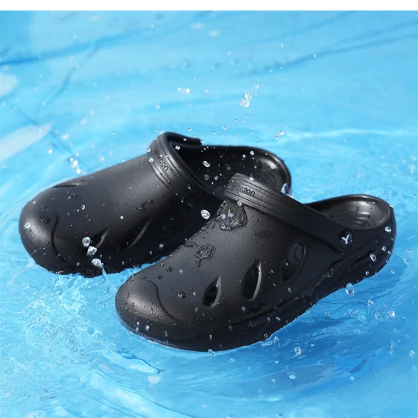 YEARCON/意尔康新款夏时尚休闲透气洞洞鞋包头舒适凉鞋E52511111