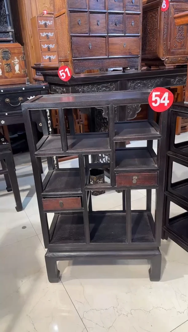 【闪购商品】木木艺邵氏紫檀小博古架1080.88888