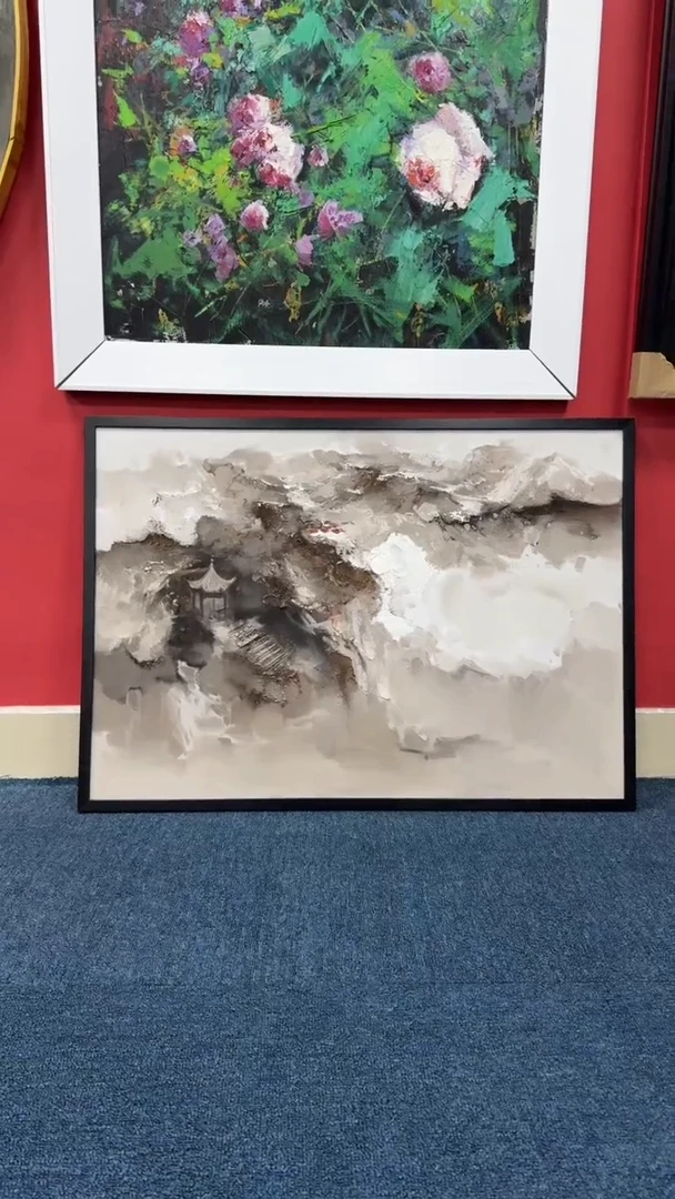 国画李诚老师纯手绘油画05