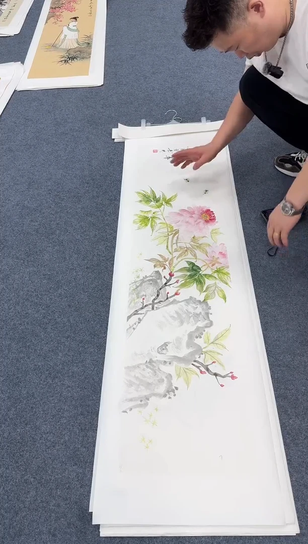 国画墨古牡丹同类型随机