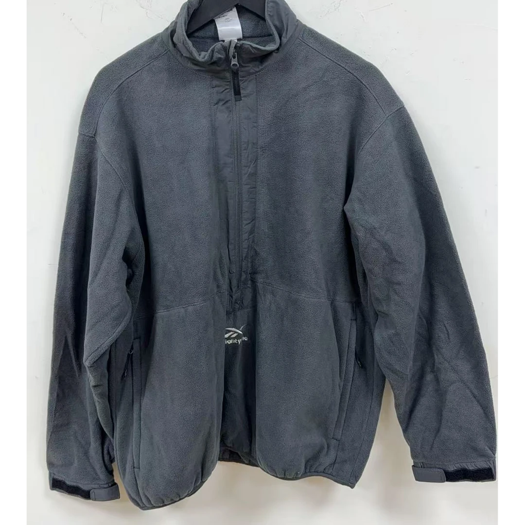 Reebok/锐步 GK6897立领户外摇粒绒拉链夹克春秋冬防风保暖做