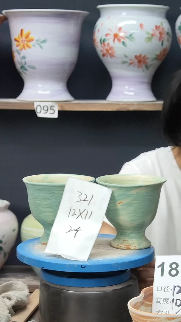 江西景德镇花盆微瑕321