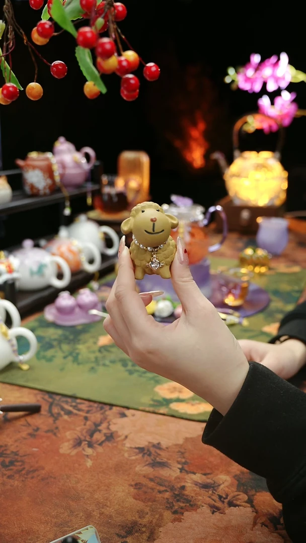 【闪购商品】快乐小羊紫砂茶宠摆件