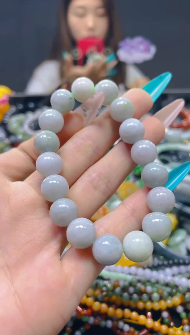 翡翠未镶嵌颈饰10MM/P/翡翠A货，一件也是批发价