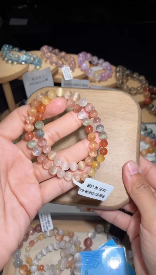 未镶嵌手链水晶50号多样性发一CC 6+