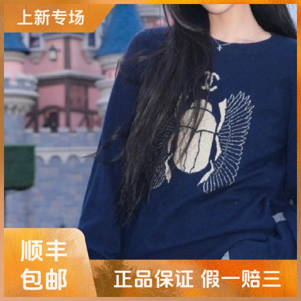妃鱼/香奈儿/山羊绒/毛衣/95新/凡0925