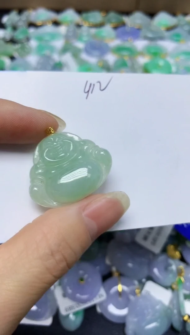 翡翠未镶嵌颈饰 天然翡翠A货