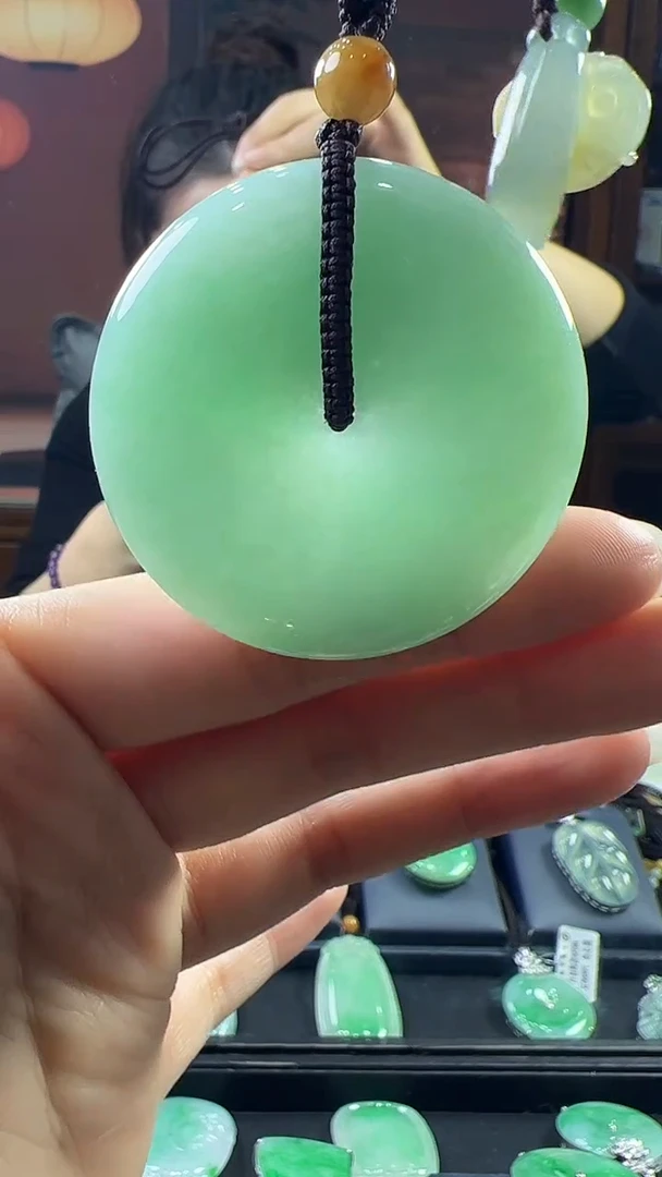 未镶嵌挂件翡翠平安扣