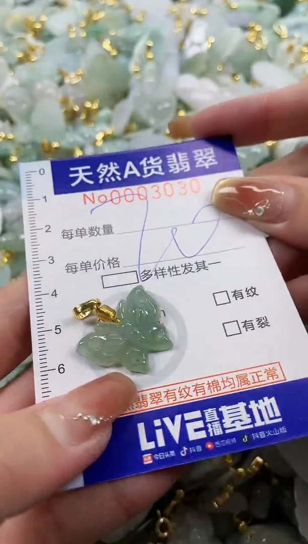 颈饰未镶嵌翡翠天然A货翡翠