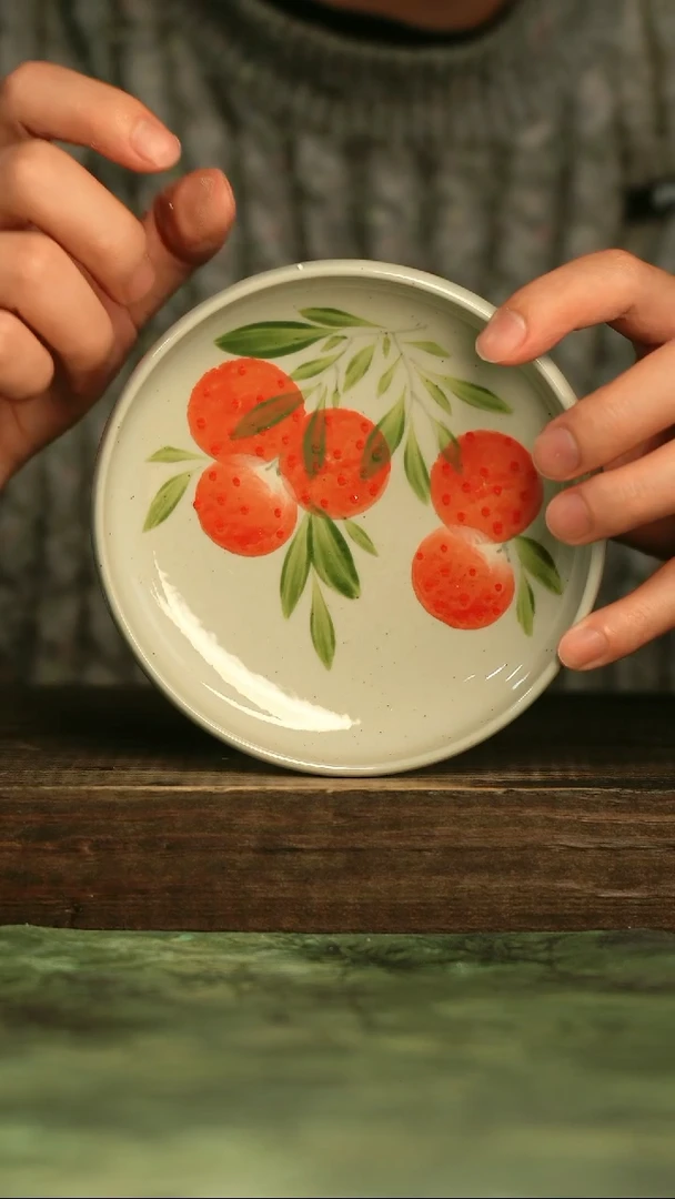 瓷器青诗集手工手绘瓷器