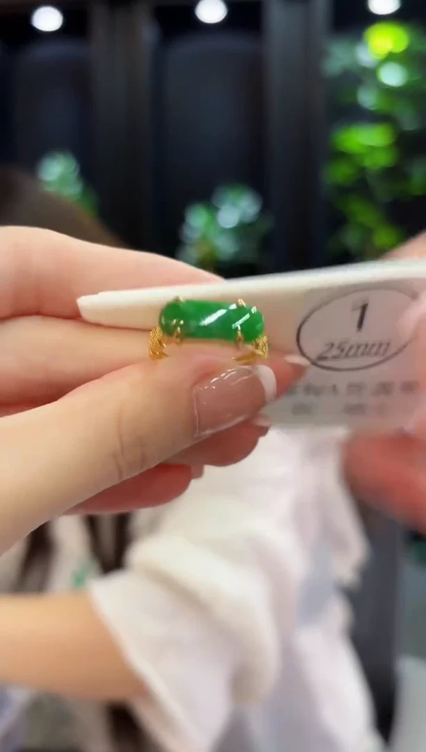 未镶嵌戒指翡翠 缅料A货/支持复检/一件