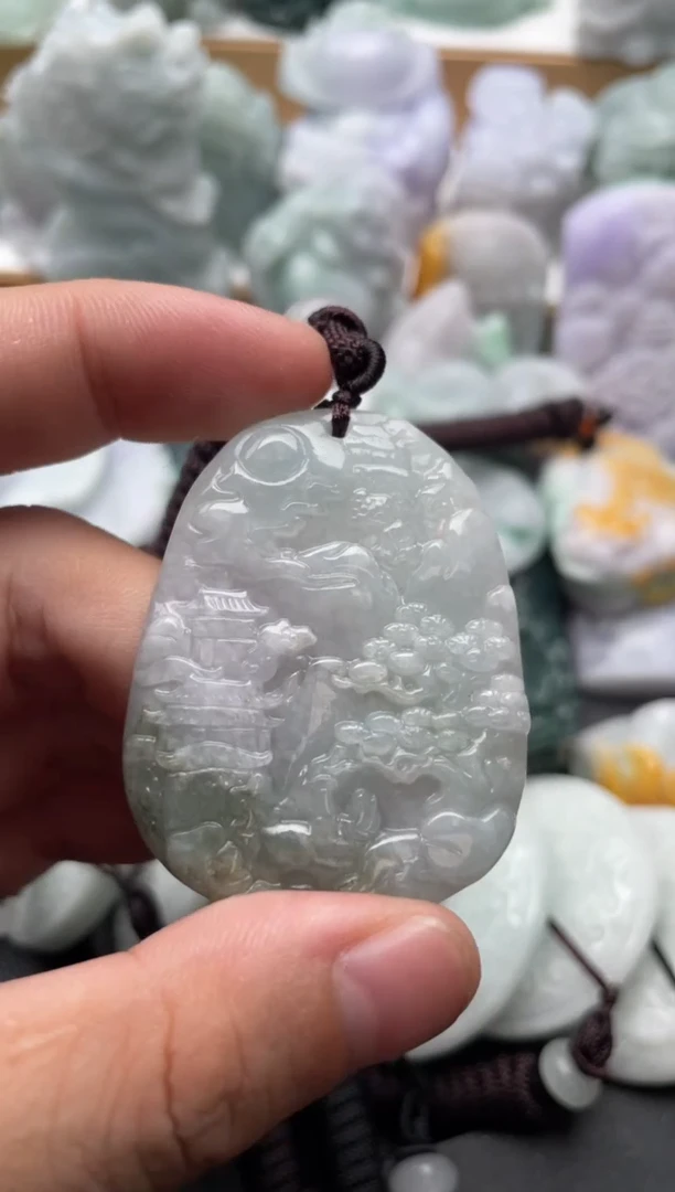 吊坠(不含链)未镶嵌翡翠1