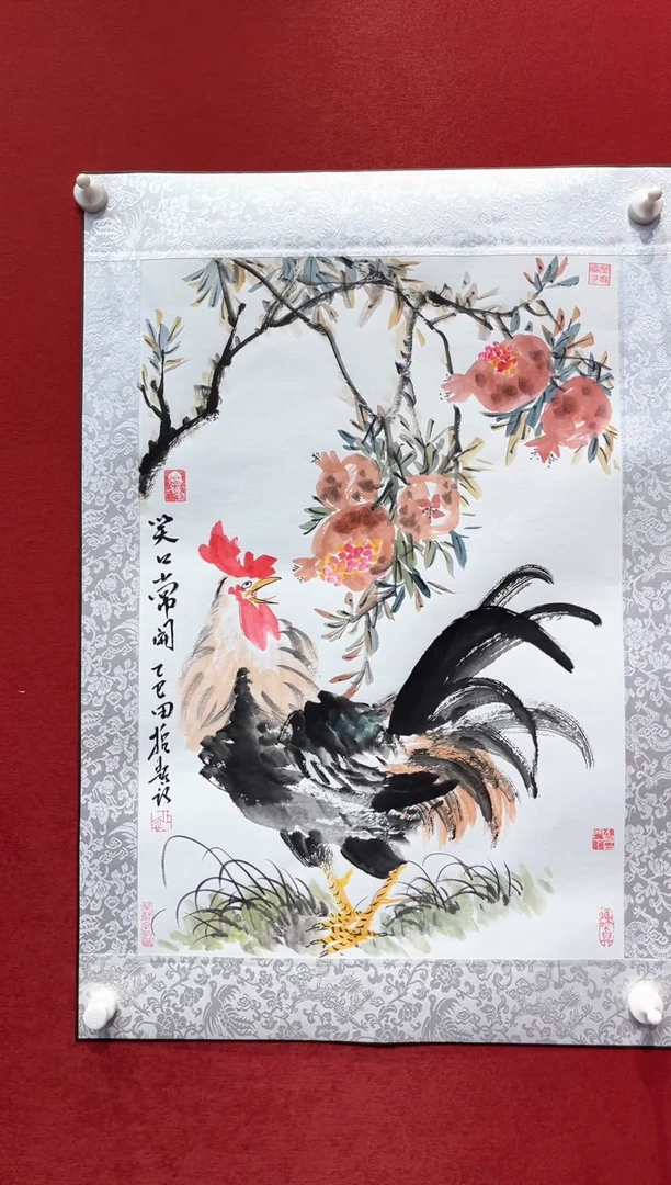 国画田哲老师现场创作 15