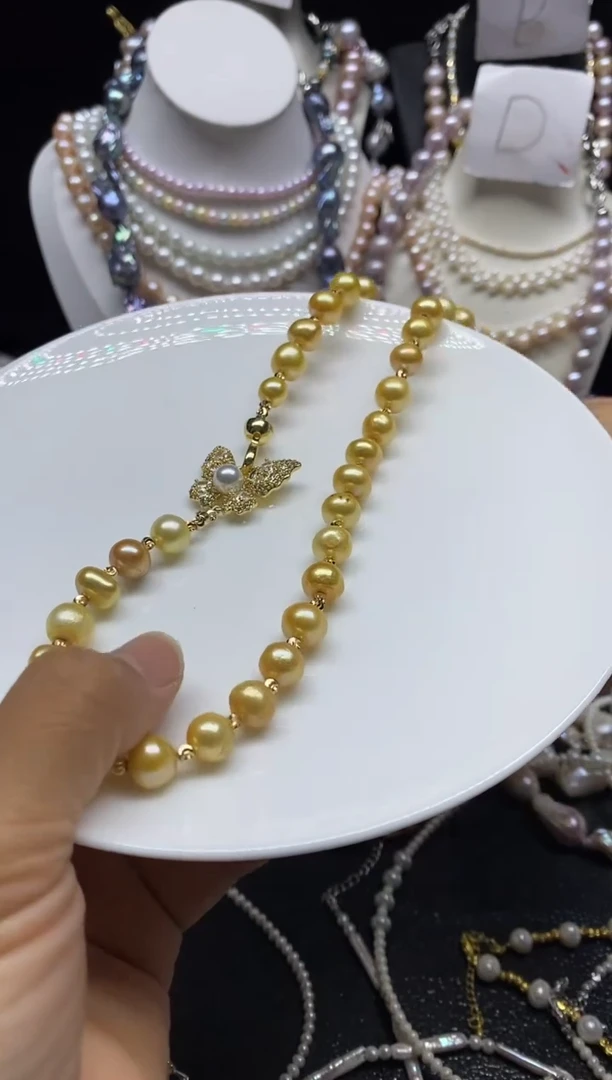 淡水珍珠未镶嵌颈饰多人