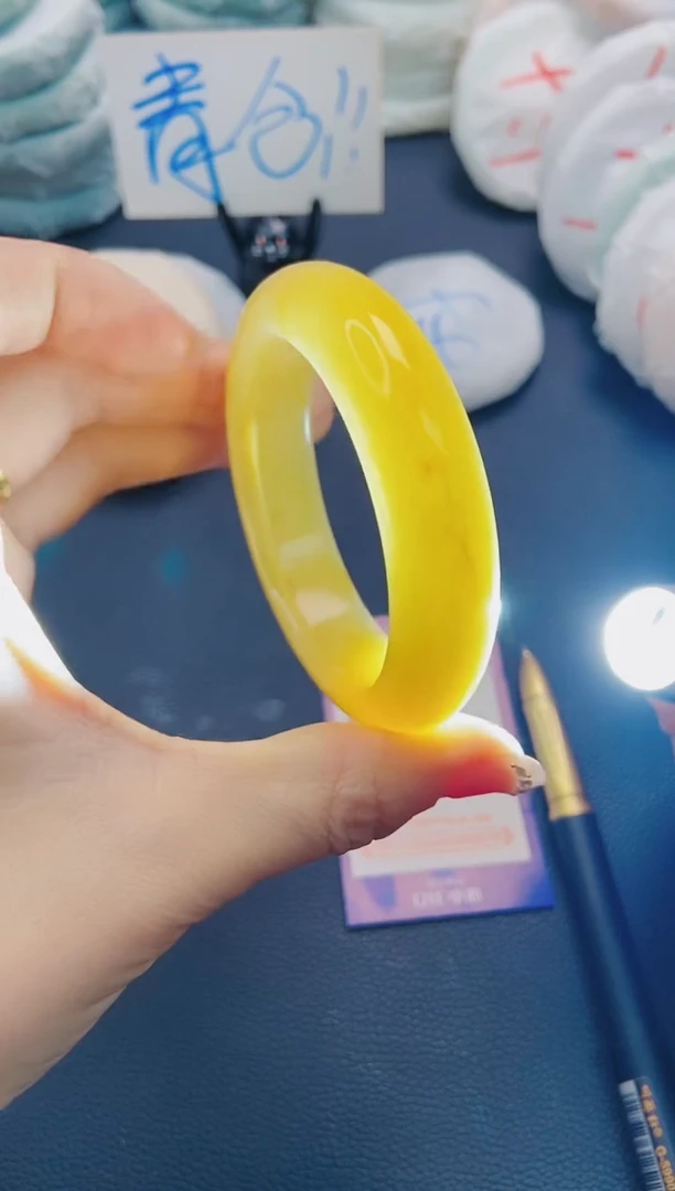 石英质玉手镯未镶嵌H4-55-56