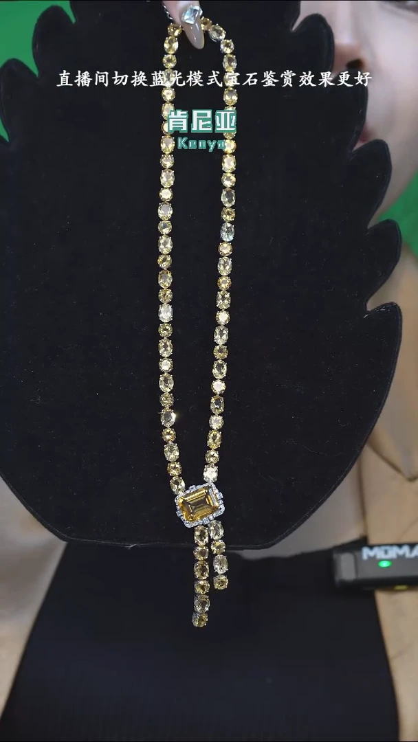 【闪购商品】水晶项链银S925镶嵌ZY-YGHJX590