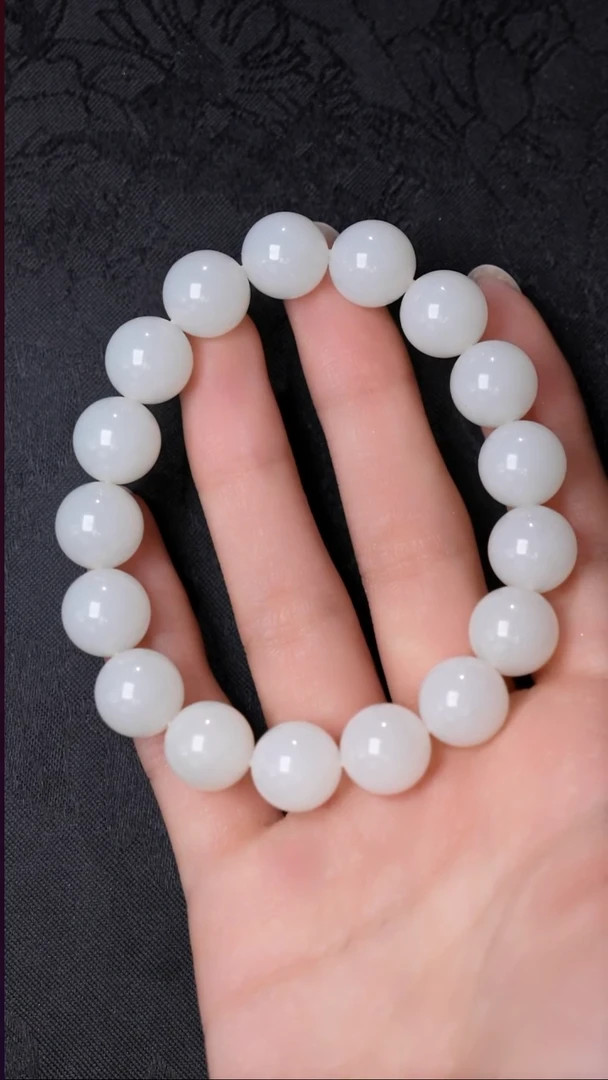 未镶嵌手串和田玉（白玉） 工厂抛货 不退不换 多样性发其1