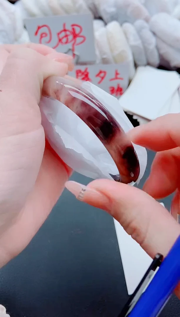 【闪购商品】石英质玉手镯未镶嵌H177-61-62