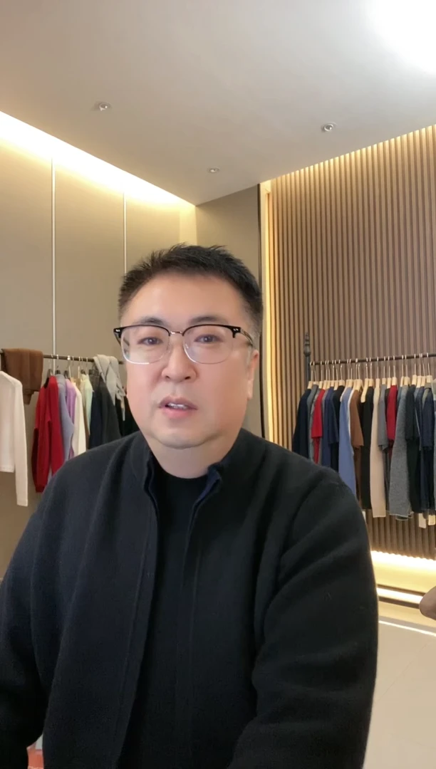 男士粗纺双面双穿纯羊绒半高领