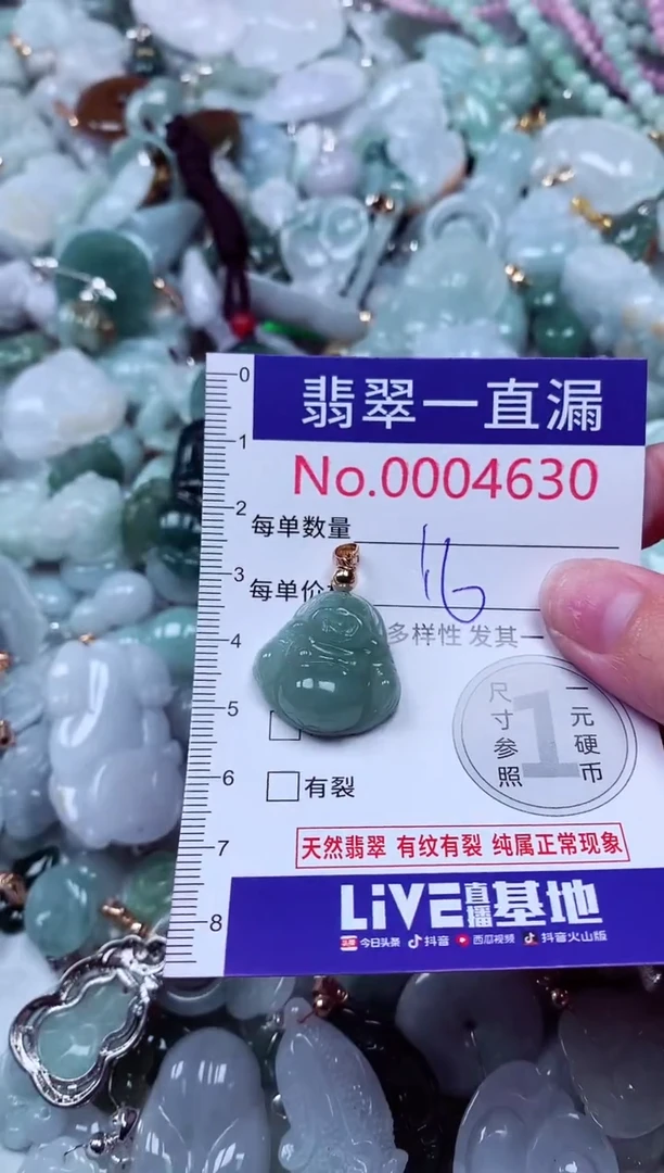 吊坠(不含链)未镶嵌翡翠4630