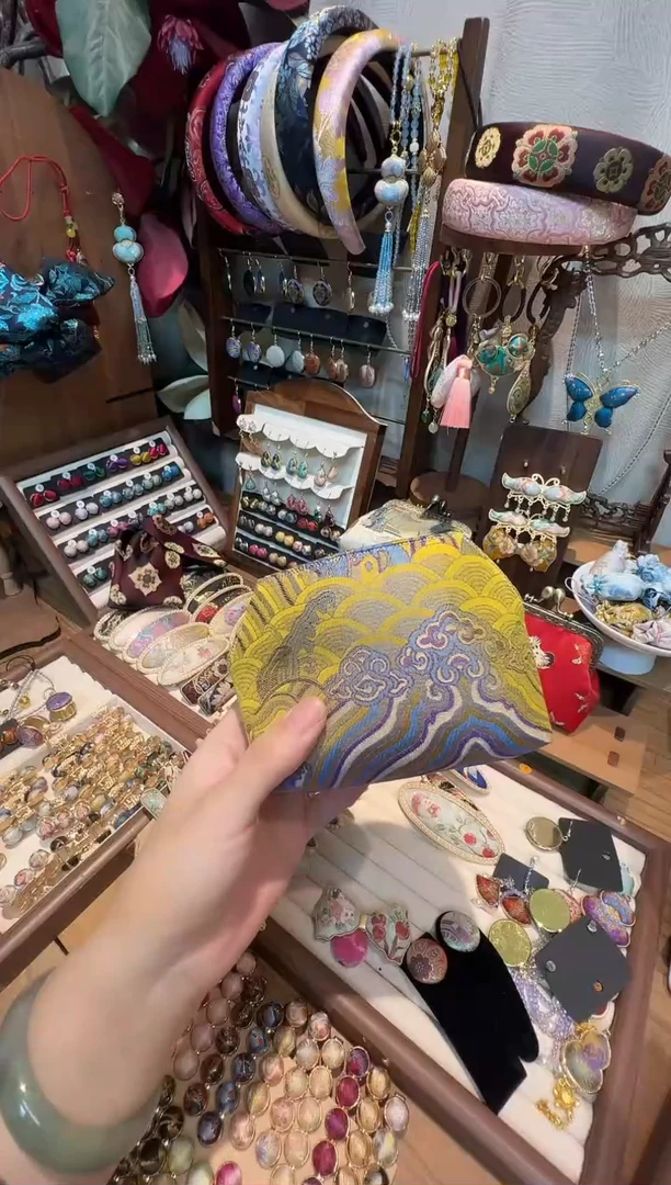 【孤品车11.24】三马江崖海水纹零钱包