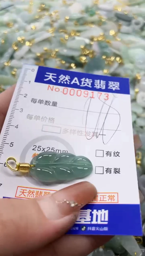 颈饰未镶嵌翡翠天然A货翡翠
