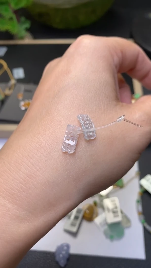 颈饰未镶嵌翡翠净货36119