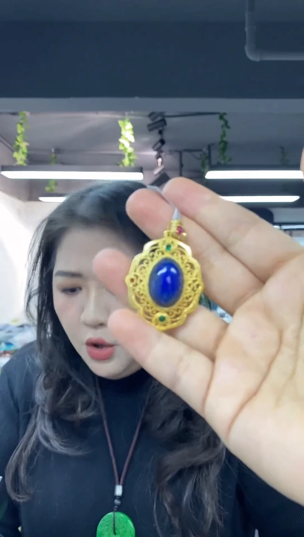 未镶嵌青金石吊坠多样性发其一颜色微差