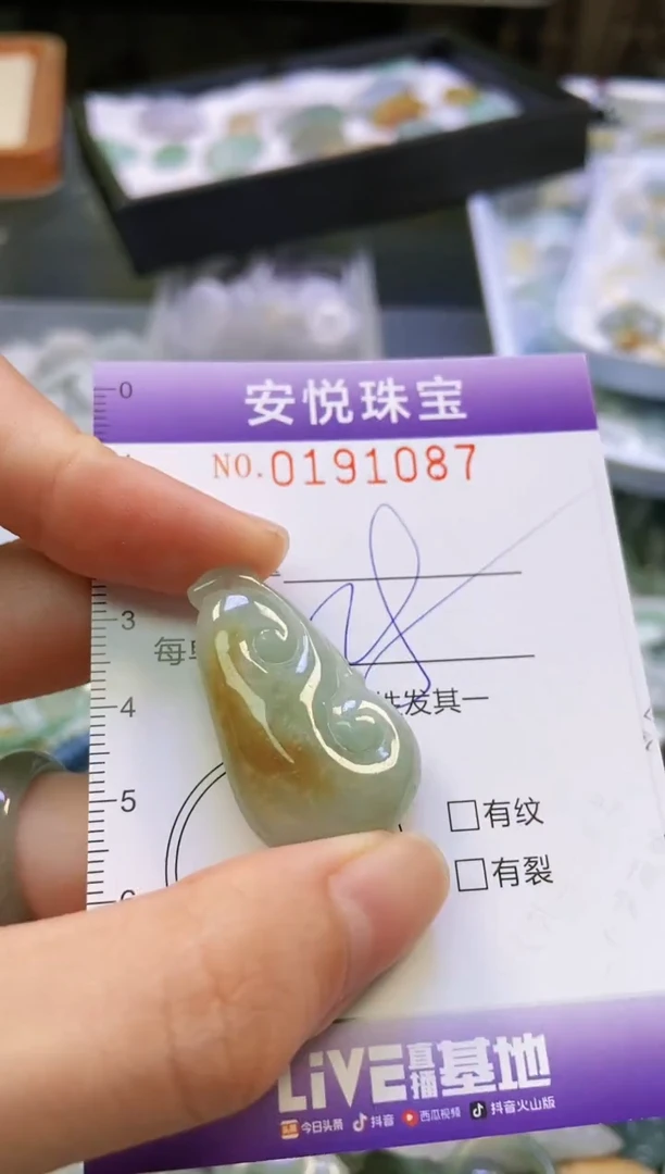 翡翠未镶嵌颈饰闪购0191087