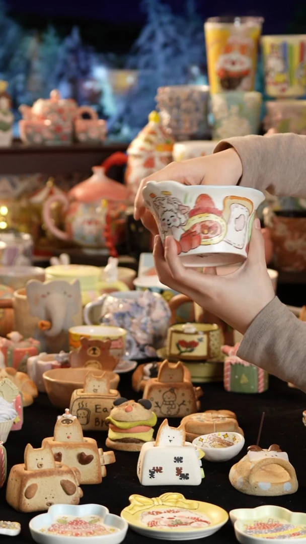 其他陶景德镇釉下彩手绘设计师款陶瓷