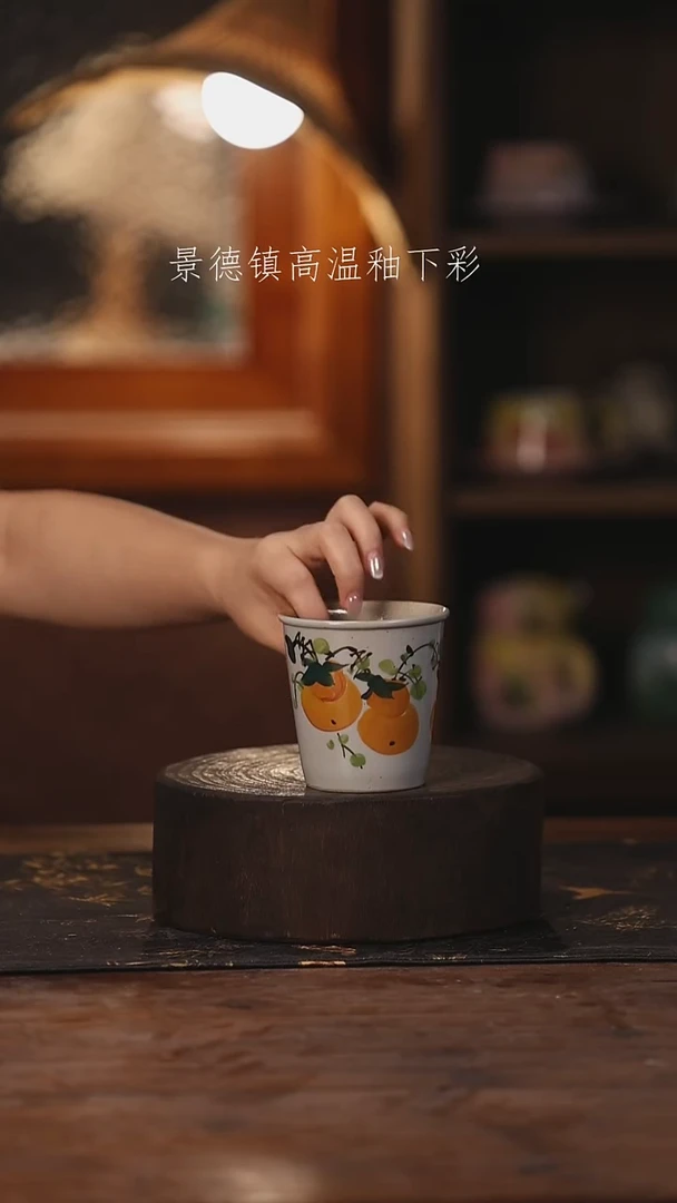 陶瓷景德镇高温釉下手绘陶瓷370