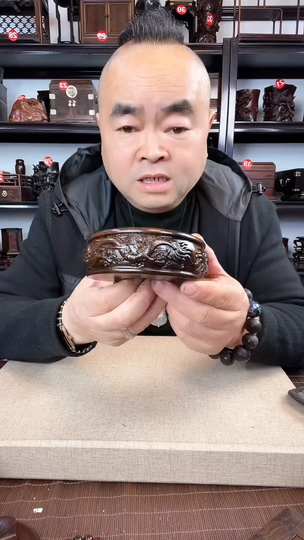 【闪购商品】木龙底座老李红木工艺品