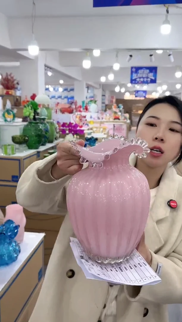【闪购商品】琉璃瑞鸿花器c早3
