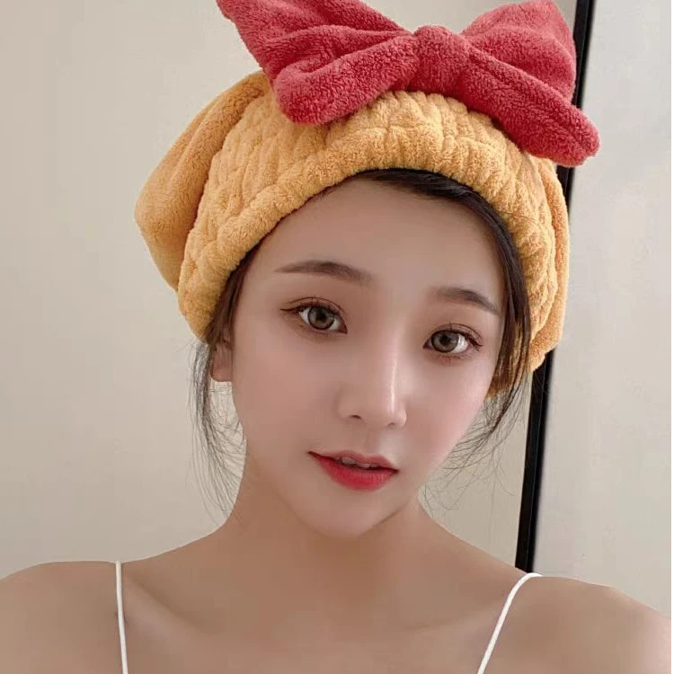 干发帽超强吸水速干帽加厚2024新款可爱干发巾洗头发浴帽女包头巾