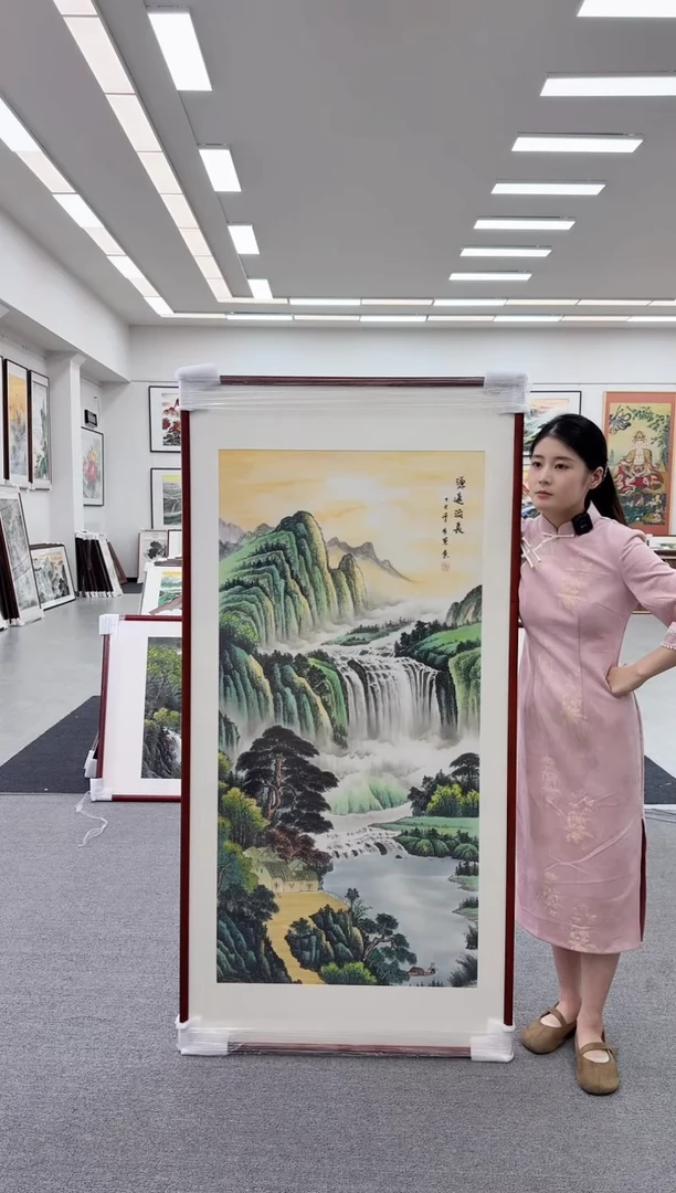 国画手绘 源远流长 172*85