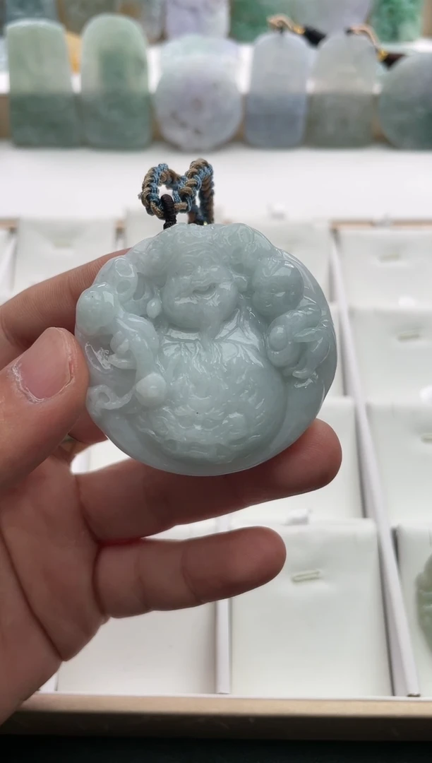 【闪购商品】翡翠颈饰未镶嵌..../3/7/ 112