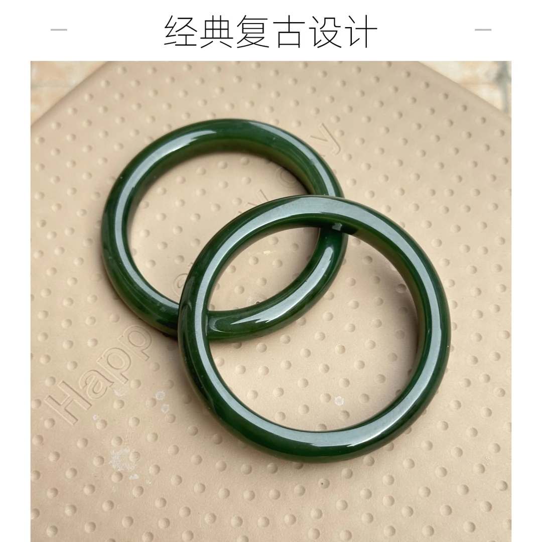 天然和田玉青黄口手镯（多样性发一）1310