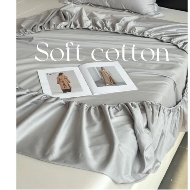 Ten家床笠水洗天丝面料自带凉感 凉凉滑滑