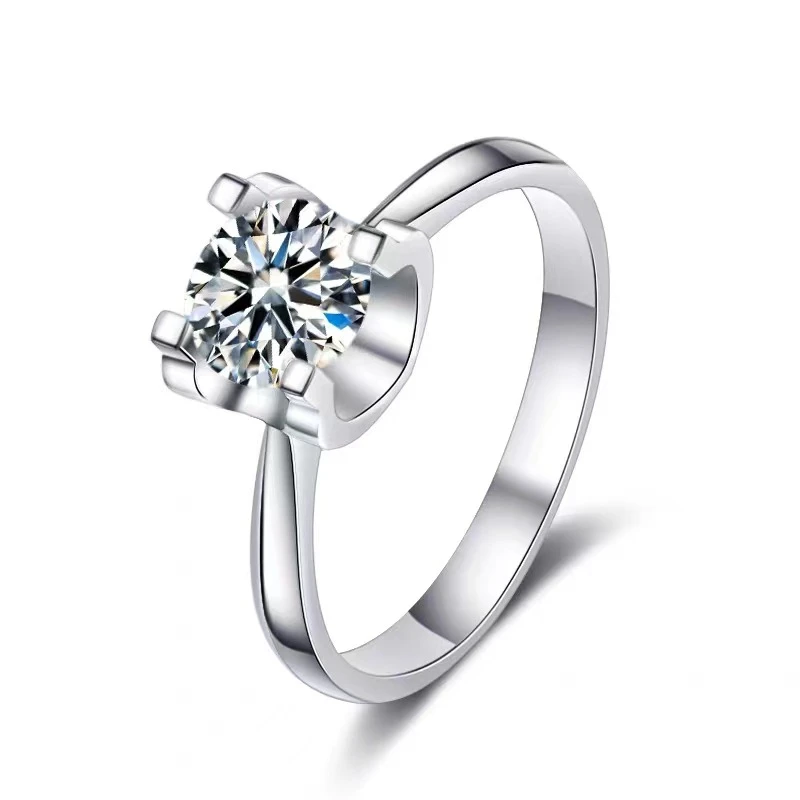 【周苼苼牛头】天然南非真钻国际品牌时尚1.0ct