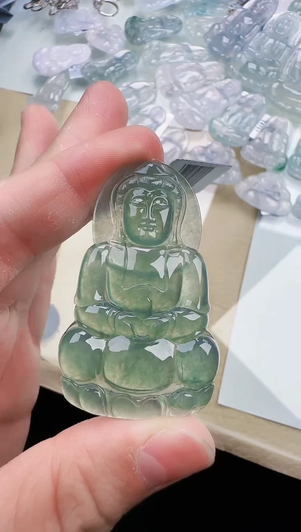 颈饰未镶嵌翡翠缅甸翡翠a货