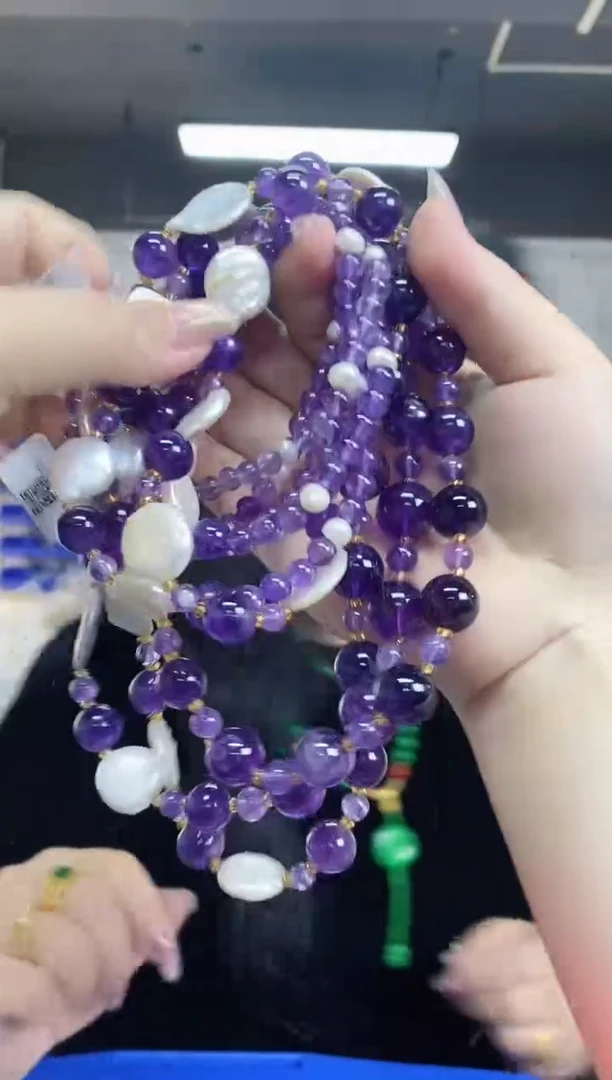 【闪购商品】项链未镶嵌水晶多样性发其一颜色微差