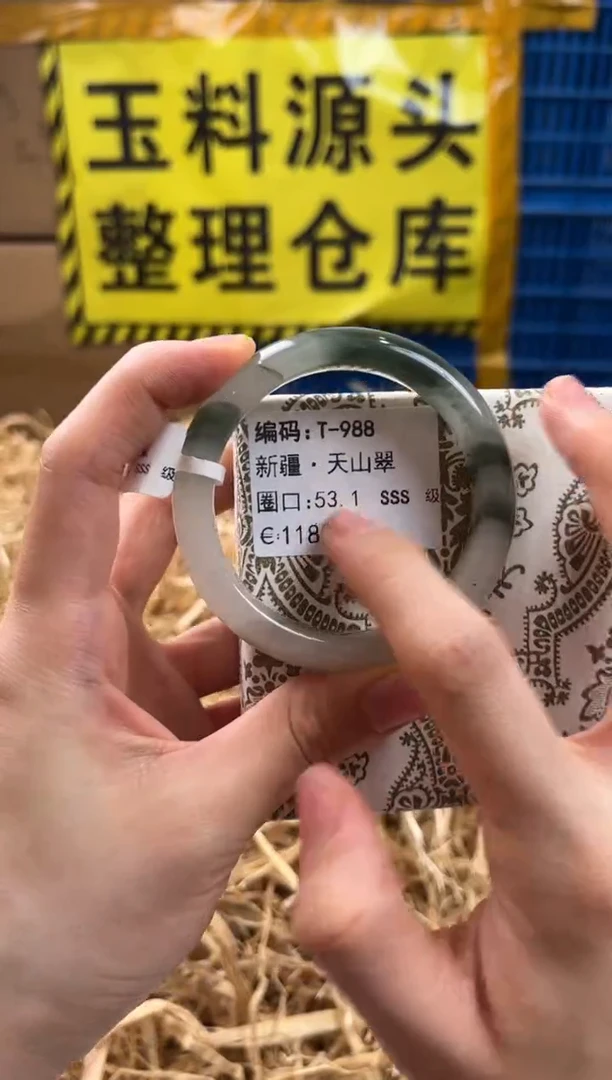 未镶嵌手镯石英质玉T-988